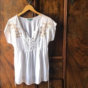 Boho sheer top